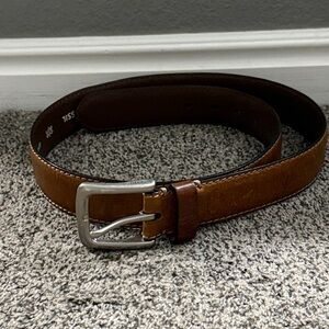 Fossil Tan Leather Belt
